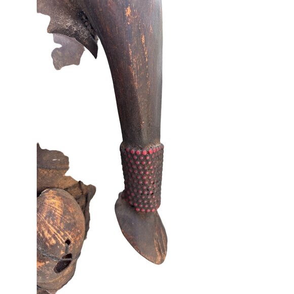 Male Namji doll fetish Fertility figure Wooden African Figurine Statue - Picture 8 of 16